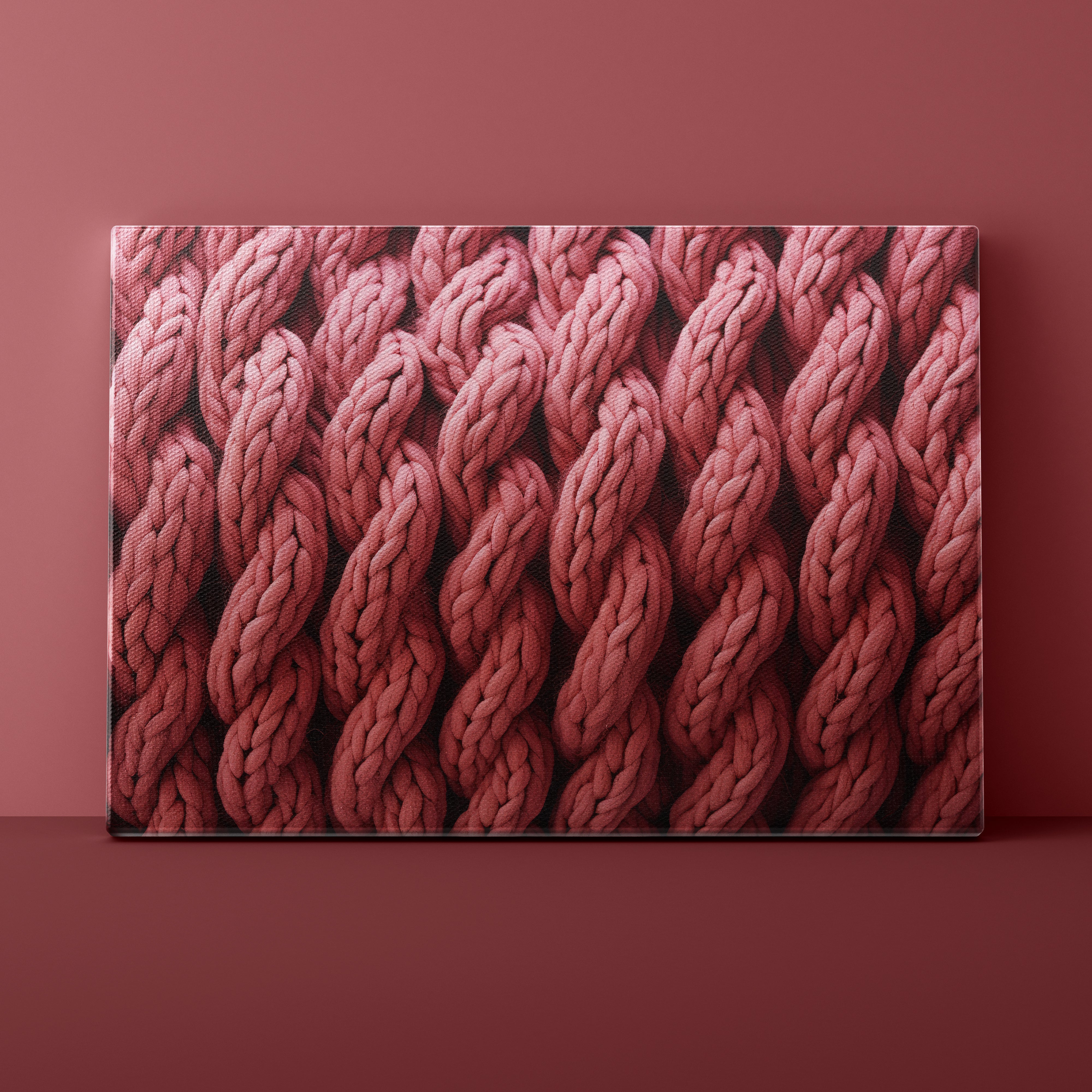 Textured pink fabric pattern on a matching background