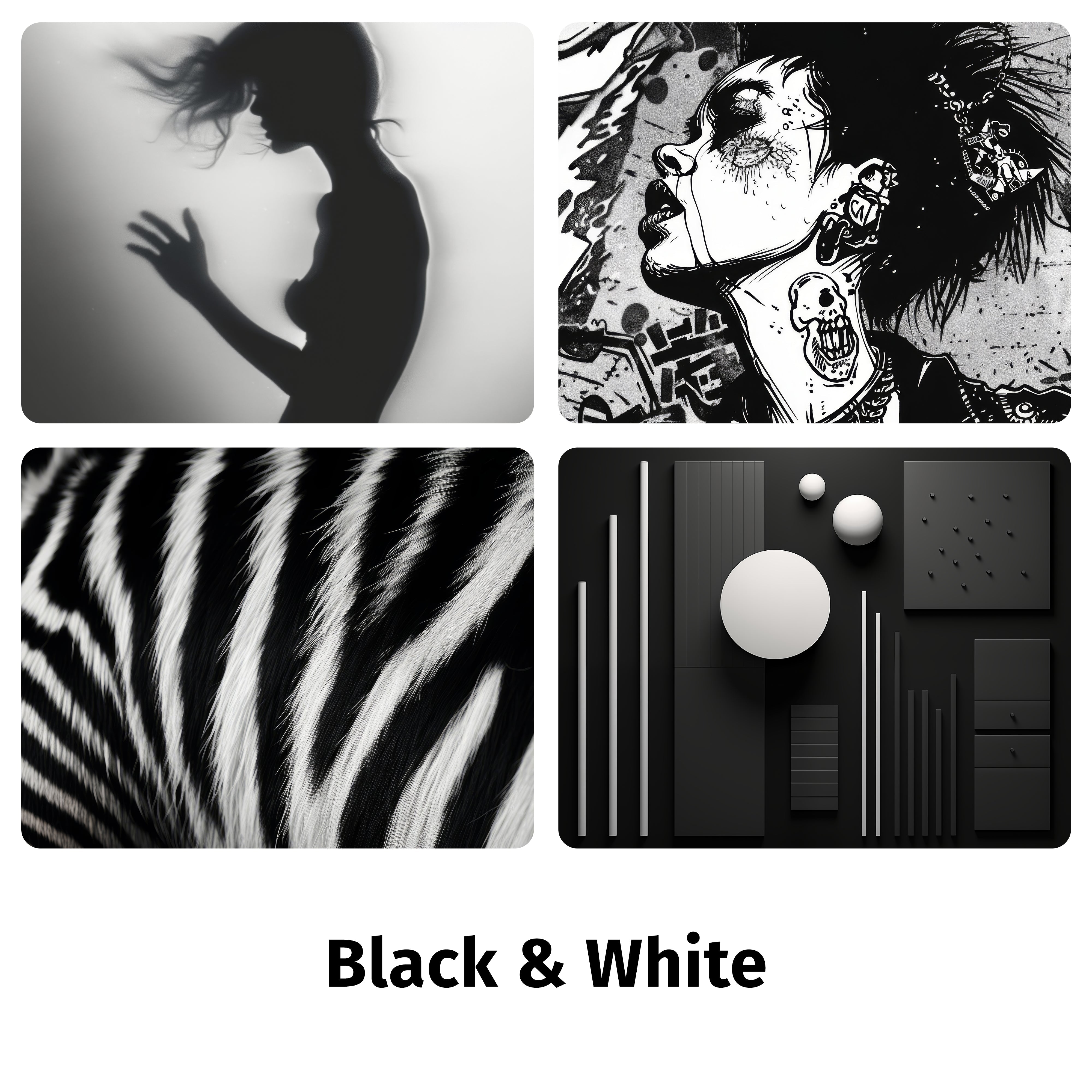 Black & White
