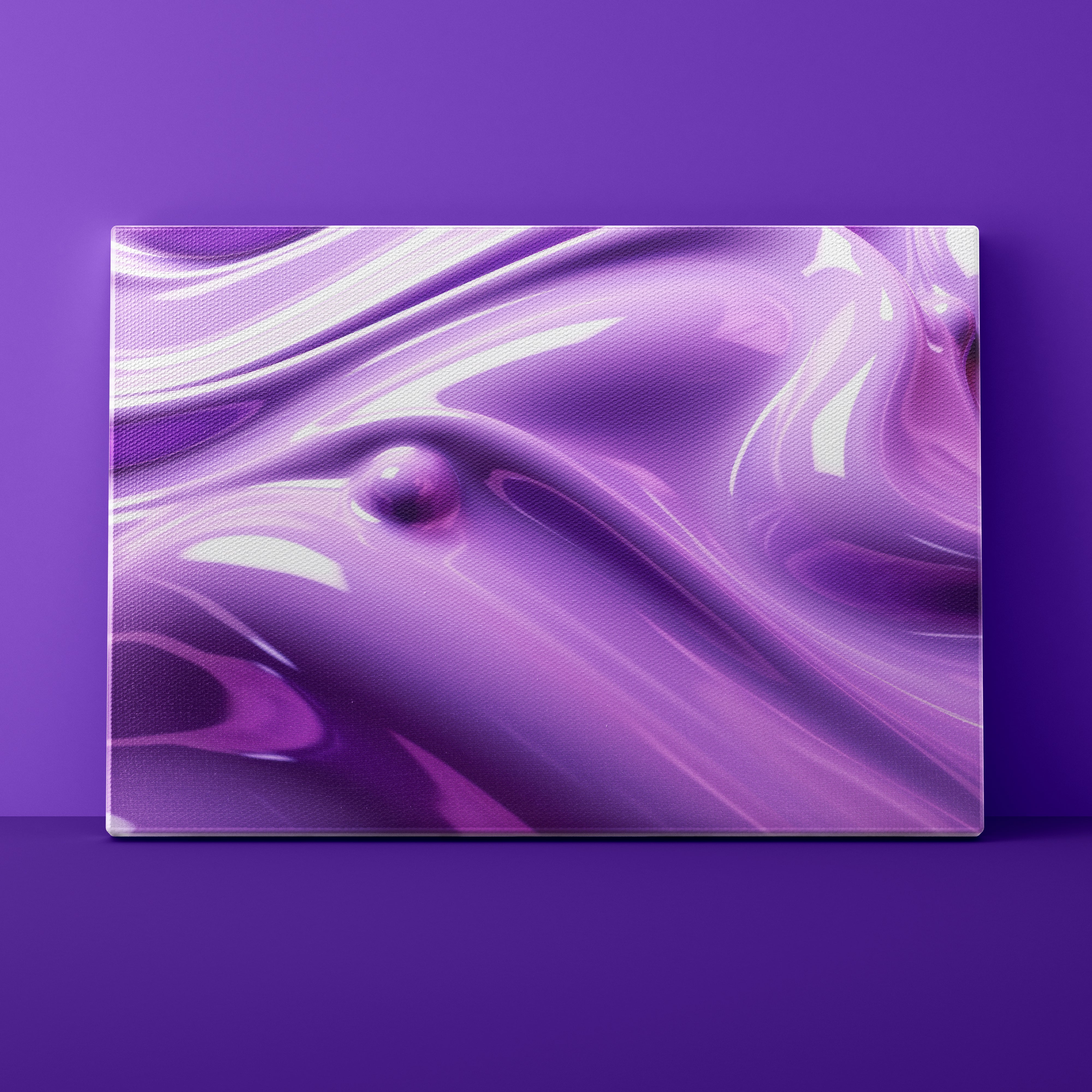 Abstract purple design on a purple background
